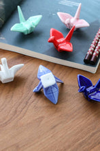 Load image into Gallery viewer, Ceramic Paper Cranes Chopstick Rest
