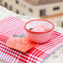 Load image into Gallery viewer, Strawberry Enamel Bowl | 10cm | Spring | Summer |
