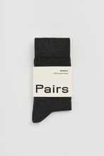 Load image into Gallery viewer, Storm Grey Bamboo Socks: Charcoal / Small (UK 4-8)
