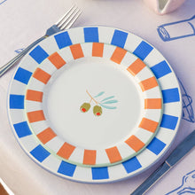 Load image into Gallery viewer, Olive Enamel Plate - 25cm
