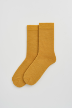 Load image into Gallery viewer, Golden Yellow Merino Socks: Golden Yellow / Large (UK 11-13)
