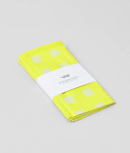 Load image into Gallery viewer, 'Squares Yellow/Soft Aqua' Napkin Set
