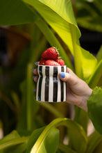Load image into Gallery viewer, Cabana Black Ceramic Candle - Lava Stone
