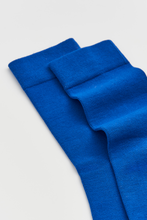 Load image into Gallery viewer, Strong Blue Bamboo Socks: Strong Blue / Small (UK 4-8)
