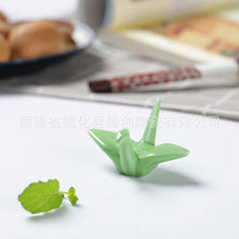 Load image into Gallery viewer, Ceramic Paper Cranes Chopstick Rest
