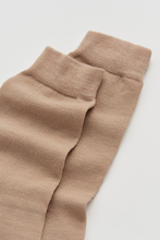 Load image into Gallery viewer, Biscuit Beige Merino Socks: Biscuit Beige / Medium (UK 8-10)
