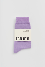 Load image into Gallery viewer, Parma Violet Merino Socks: Parma Violet / Small (UK 4-7)
