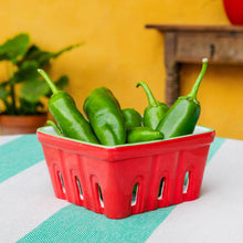 Load image into Gallery viewer, Cherry Ceramic Punnet - 15cm | Summer Kitchenware |
