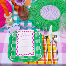 Load image into Gallery viewer, Lilac &amp; Green Raffia Placemats| Home Décor | Table Décor |
