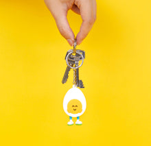 Load image into Gallery viewer, Balvi Ramen Keyring Eggo Chan | Egg Keyring
