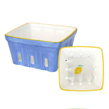 Load image into Gallery viewer, Lemon Ceramic Punnet - 15cm | Summer Kitchenware |
