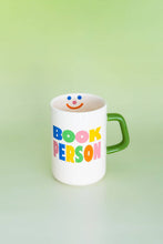 Load image into Gallery viewer, Hot Stuff Ceramic Mug, Book Person
