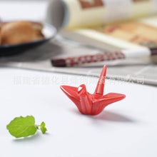 Load image into Gallery viewer, Ceramic Paper Cranes Chopstick Rest
