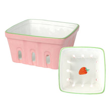 Load image into Gallery viewer, Strawberry Ceramic Punnet - 15cm | Summer Kitchenware |
