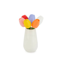 Load image into Gallery viewer, Balvi Snack Forks | Tulip Snack Forks in Vase Set of 6
