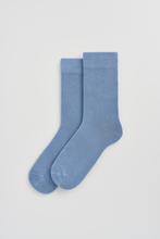 Load image into Gallery viewer, Morning Blue Bamboo Socks: Morning Blue / Small (UK 4-8)
