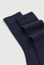 Load image into Gallery viewer, Inky Blue Bamboo Socks: Small (UK 4-8)
