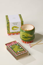 Load image into Gallery viewer, Crocodile Ceramic Candle - Prickly Pear
