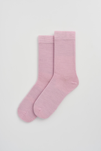 Load image into Gallery viewer, Sugar Pink Merino Socks: Sugar Pink / Small (UK 4-7)

