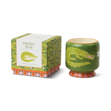 Load image into Gallery viewer, Crocodile Ceramic Candle - Prickly Pear
