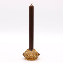 Load image into Gallery viewer, Flower Flip Candle / Tealight Holder - Antique Amber
