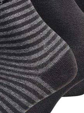 Load image into Gallery viewer, Men’s Alpaca Stripe Socks - Charcoal
