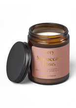 Load image into Gallery viewer, MOROCCAN ROSE SCENTED JAR CANDLE - ROSE TONKA AND MUSK
