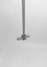 Load image into Gallery viewer, Copy of Knotted T Bar Sterling Silver Necklace
