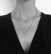 Load image into Gallery viewer, Copy of Knotted T Bar Sterling Silver Necklace
