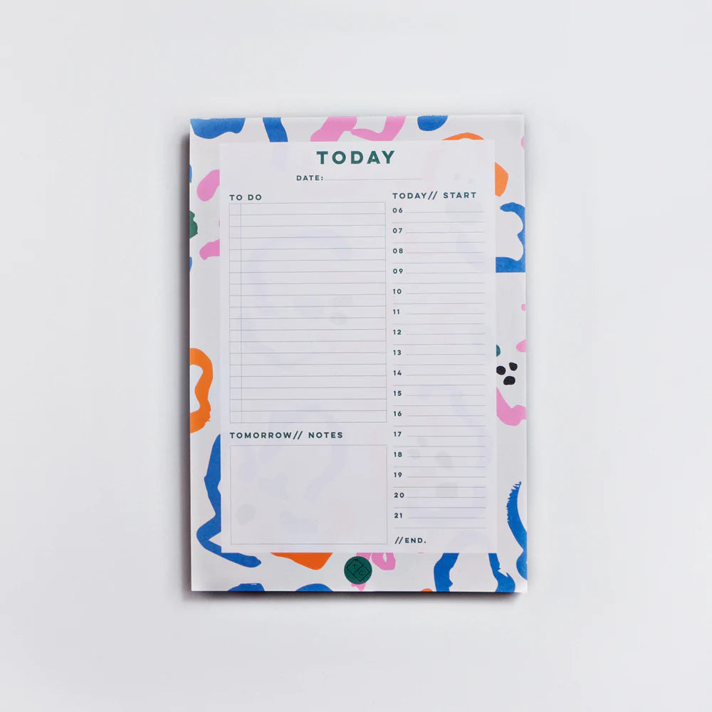 Ghost Flower Daily Planner Pad