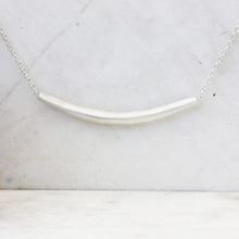 Load image into Gallery viewer, Fine Bar Necklace Sterling Silver
