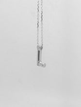 Load image into Gallery viewer, Copy of Copy of Baby “L” Sterling Silver Necklace
