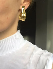 Load image into Gallery viewer, Freya Gold Plated Bronze Statement Earrings
