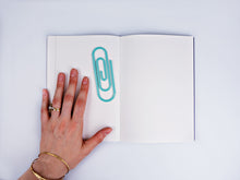 Load image into Gallery viewer, Giant Paperclip Bookmark Orange
